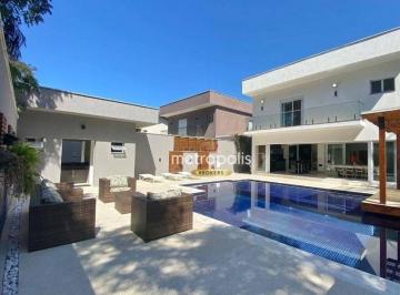 Quintal com piscina · Sobrado à venda, 450 m² por R$ 5.499.991,00 - Riviera de São Lourenço - Bertioga/SP