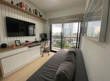 Sala de Estar · Apartamento com 1 dormitório à venda no Nex One Butantã