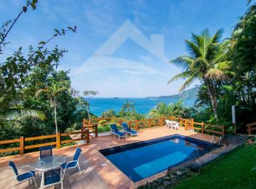 Casa · 400m² · 4 Quartos · 4 Vagas · Casa a venda e ou Locação definitiva com 400m2, em 1870m2 por R$7.150.000,00, Praia das Toninhas, Ub