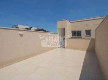 Apartamento · 92m² · 2 Quartos · 1 Vaga · Cobertura sem Condomínio NOVA com 2 Dormitórios à Venda, 92m² - Jardim Paraíso, Santo André/SP.
