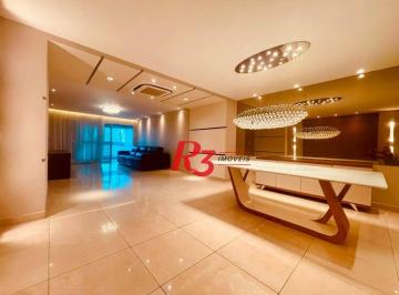 a4023132a806951b1bcb94c88edd819c54b04ba0 · Apartamento com 3 dormitórios para alugar, 232 m² por R$ 20.000,00/mês - Embaré - Santos/SP