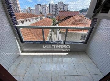 Apartamento · 117m² · 2 Quartos · 1 Vaga · Apartamento à venda em Santos - Campo Grande, 117 m², 2 dorms (1 suíte), frente, 1 vaga