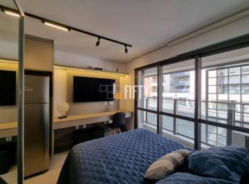 e051d559fad2fa5931c66a1426116ecec2aa6ea6 · Studio à venda no Campo Belo | 1 dorm, 1 suíte, 24 m² | Terraço