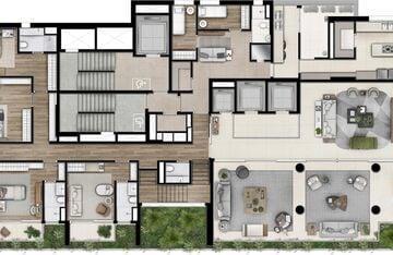 Apartamento de 5 quartos, São Paulo · Cobertura Duplex 923m² / Ed. Bueno Brandão / Chaves outubro 2025 / 25º andar