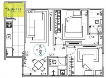 c4a93e3c227d6213cd4be9b1e00d410026d1e0de · Apartamento com 2 dormitórios à venda, 57 m² por R$ 240.000,00 - Altos do Trujillo - Sorocaba/SP