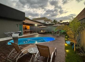 Casa de 3 quartos, Goiânia · CASA TERREA 239MT 3 SUITES CONDOMINIO DO LAGO