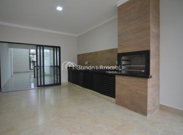 Casa · 172m² · 3 Quartos · 4 Vagas · Casa térrea nova de 3 suítes à venda no Condomínio Reserva Real - Paulínia/SP.