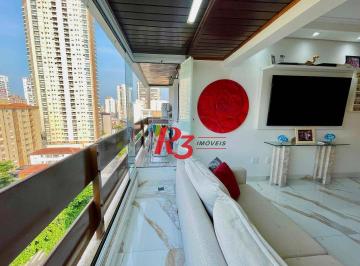 7dcc121d3013f2b2f38fcc8e0ef83789bb774608 · Cobertura à venda, 263 m² por R$ 1.600.000,00 - Boqueirão - Santos/SP