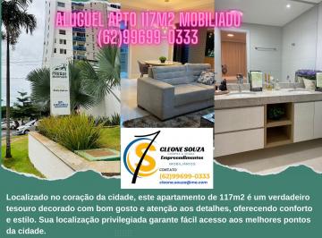 Apartamento de 3 quartos, Goiânia · aluguel apto Europark Ibirapuera 117m2 com 03 suites.