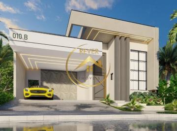 Casa · 210m² · 3 Quartos · 4 Vagas · Casa à venda em Paulínia, Jardim Vista Alegre, com 3 suítes, com 210 m², Santorini Residencial Club