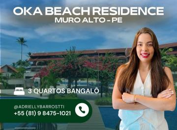 Apartamento de 3 quartos, Ipojuca · Bangalô Beira-Mar em Muro Alto no Oka | Mobiliado e com piscina