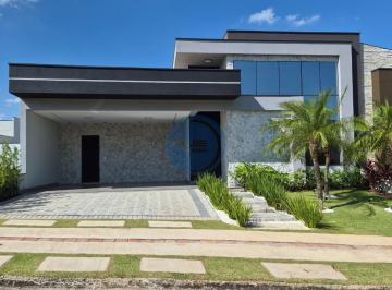 Fachada moderna · Residência London Park : Casa em Condomínio com 3 Suítes, 2 Salas e 4 Vagas em Indaiatuba-SP