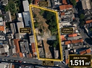 Terreno · 1511m² · Terreno Residencial para Comprar, 1.511m² - Vila Alto de Santo André, Santo André/SP.