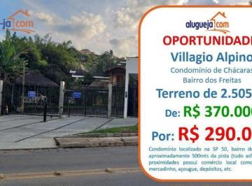 71122dda1568e69d637c82b04abefbd2e8c36184 · Terreno à venda, 2505 m² por R$ 290.000,00 - Freitas - São José dos Campos/SP