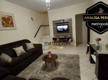 2fe19fbbf4707427534be3271ab67bf3e9950542 · Sobrado à venda, 198 m² por R$ 550.000,00 - Jardim Silvana - Santo André/SP