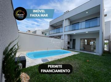 Casa · 135m² · 3 Quartos · 1 Vaga · SOBRADOS COM PISCINA A 200 METROS DO MAR NO BALNEÁ