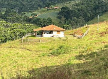 Foto da casa e vista · 6 ALQ de terra com CASA, VISTA incrível e platôs naturais para construção em Gonçalves