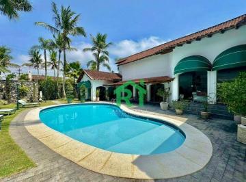 e84bf2608838fd48191db543f2b9332019c1e95c · Casa com 4 dormitórios à venda, 507 m² por R$ 4.800.000,00 - Balneário Praia do Pernambuco - Guarujá