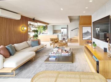 Foto 01 · Cobertura à Venda Mobiliada no Brooklin com 230 m², 3 suítes,5 banheiros, 3 vagas de garagem com dep
