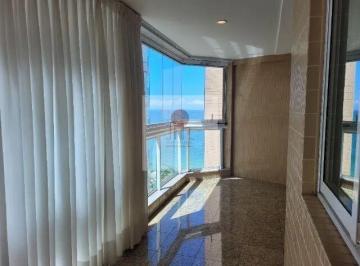 Apartamento · 160m² · 3 Quartos · 2 Vagas · Edifício de frente para o mar, apto lateral com vista permanente.....Varanda com linda vista, 03 qu