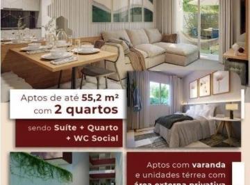 Apartamento · 52m² · 2 Quartos · 1 Vaga · Apartamento com 2 quartos à Venda, Jardim Jerico - Cabedelo