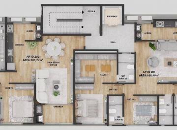 Apartamento · 101m² · 3 Quartos · 2 Vagas · Apartamento com 3 quartos à Venda, Camboinha - Cabedelo