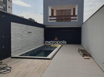 Piscina · Sobrado à venda, 250 m² por R$ 1.700.000,00 - Santa Maria - Santo André/SP