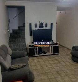 78e860186315bf09fa6158aabffb7f98c056bea5 · Sobrado com 4 dormitórios à venda, 150 m² por R$ 690.000,00 - Utinga - Santo André/SP