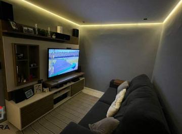 Sala de estar · Apartamento mobiliado, 3 dormitótios, suíte e vaga coberta