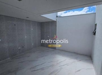 Quintal · Apartamento à venda, 56 m² por R$ 421.000,00 - Vila Santa Teresa - Santo André/SP