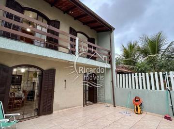 Casa · 91m² · 3 Quartos · 2 Vagas · SOBRADO GEMINADO A 300 METROS DO MAR NO BALNEÁRIO