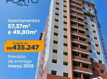 Apartamento · 57m² · 3 Quartos · 1 Vaga · EDIFICIO PORTO REAL NO BAIRRO DA PEDREIRA