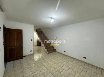 Sala · Sobrado com 2 dormitórios para alugar, 120 m² por R$ 3.362,89/mês - Nova Gerti - São Caetano do Sul/