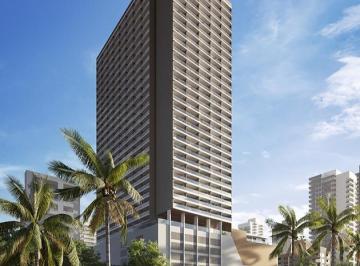 Apartamento de 1 quarto, Praia Grande · APARTAMENTO TIPO FLAT ALTO PADRÃO FRENTE MAR NA TUPI COM LAZER COMPLETO!!! 