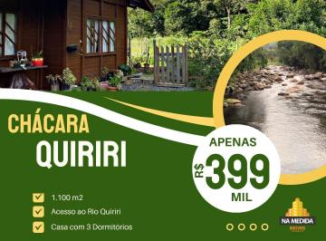 Rural de 3 quartos, Joinville · Linda Casa de Campo em Madeira de Lei a poucos metros do rio Quiriri,!!