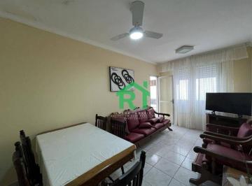 Sala · Apartamento á Beira Mar, 2 Quartos, 1 Vaga, Jardim Astúrias, Guarujá/SP