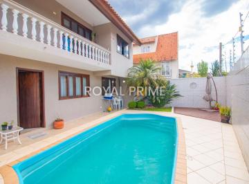 Casa · 229m² · 3 Quartos · 2 Vagas · Sobrado Triplex em Condomínio com Quintal e Piscina e 3 dormitórios à venda, 228 m² por R$ 970.000 -