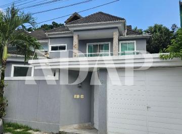 Foto 01 · Venda de Casa em Condomínio de Luxo em Vargem Pequena, Rio de Janeiro-RJ: 4 quartos, 4 suítes, 1 sal