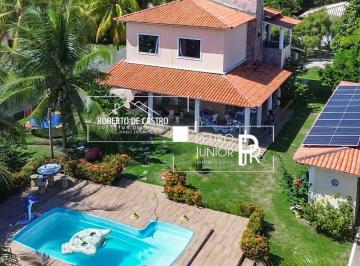 Casa · 344m² · 6 Quartos · 3 Vagas · Casa à Venda em Barra de Jacuípe 6/4 Em Condomínio