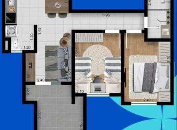 Apartamento · 48m² · 2 Quartos · 2 Vagas · Apartamento Padrão - Vila Aeroporto Sorocaba
