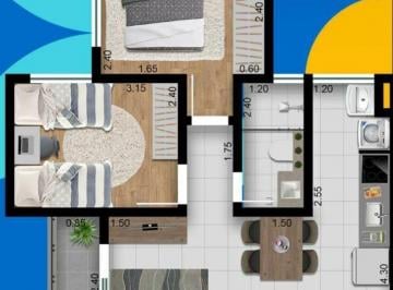Apartamento · 45m² · 2 Quartos · 2 Vagas · Apartamento Padrão - Vila Aeroporto Sorocaba