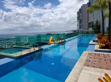 Apartamento · 50m² · 1 Quarto · 1 Vaga · APARTAMENTO 1/4 NO CLOC MARINA RESIDENCE - PORTEIRA FECHADA