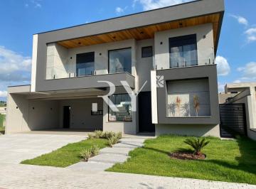 Foto 01 · Casa de luxo em condomínio: 4 quartos, 4 suítes, 3 salas, 4 vagas - Urbanova, São José dos Campos-SP