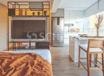 Apartamento · 35m² · 1 Quarto · 1 Vaga · Studio Mobiliado em Pinheiros - Viva com Conforto e Estilo