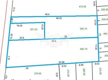 Terreno · 800m² · Terreno com 3 Lotes para Comprar, 1.289,79m² - Jardim Bom Pastor, Santo André/SP.