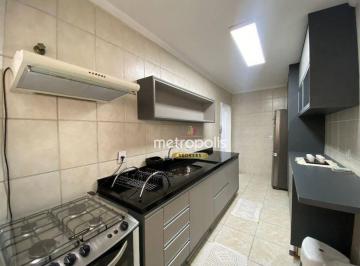 Cozinha · Apartamento com 2 dormitórios para alugar, 68 m² por R$ 2.698,00/mês - São José - São Caetano do Sul