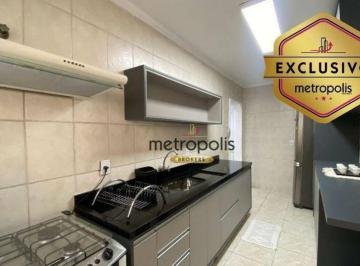 Cozinha · Apartamento com 2 dormitórios para alugar, 68 m² por R$ 2.698,00/mês - São José - São Caetano do Sul