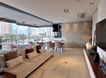 Apartamento · 167m² · 3 Quartos · 4 Vagas · BROOKLIN 167,0M² 3 SUÍTES COM CLOSET 4 VAGAS DE GARAGEM + DEPÓSITO  AMPLO LIVING COM TERRAÇO GOURMET