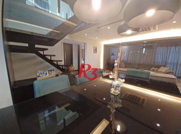 4a0a243459fe166dc487c45a990cf3d24fc0b5d1 · Cobertura à venda, 177 m² por R$ 2.200.000,00 - José Menino - Santos/SP