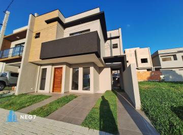 Casa · 120m² · 3 Quartos · 2 Vagas · Sobrado com 3 dormitórios à venda, 120 m² por R$ 729.000,00 - Costeira - São José dos Pinhais/PR
